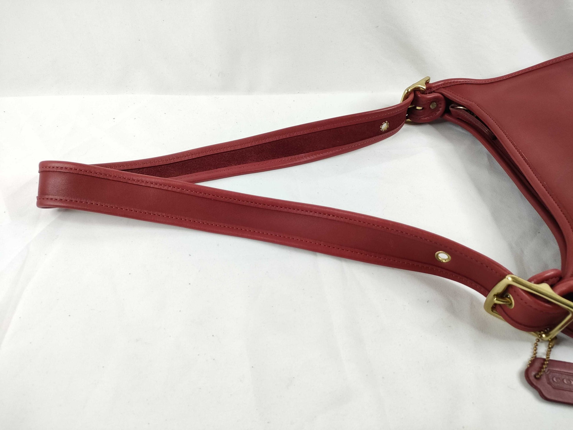 COACH shoulder bag in red calf leather
