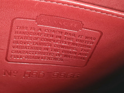COACH shoulder bag in red calf leather