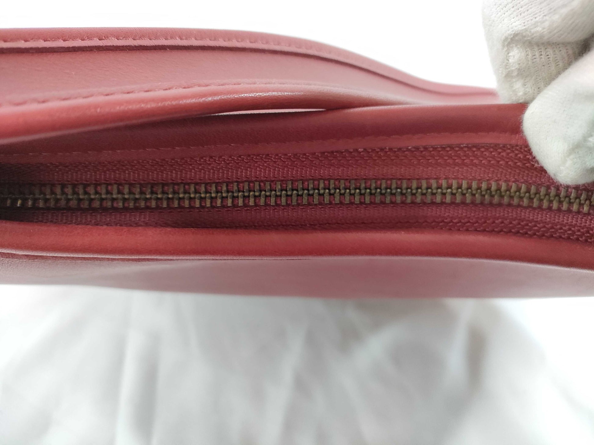 COACH shoulder bag in red calf leather