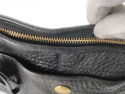 COACH shoulder bag in black calf leather
