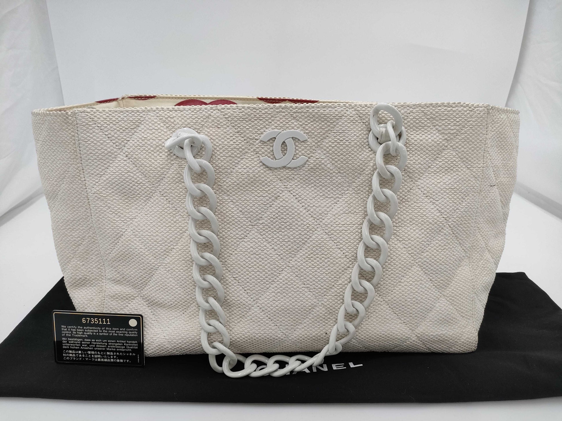 CHANEL Chanel Brand Bag Plastic Chain Bag 6735111 Tote Bag
