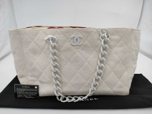 CHANEL Chanel Brand Bag Plastic Chain Bag 6735111 Tote Bag