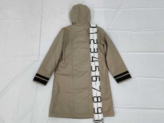 CHANEL Brand Apparel Long Coat, Beige, Sport 02A, Size 38