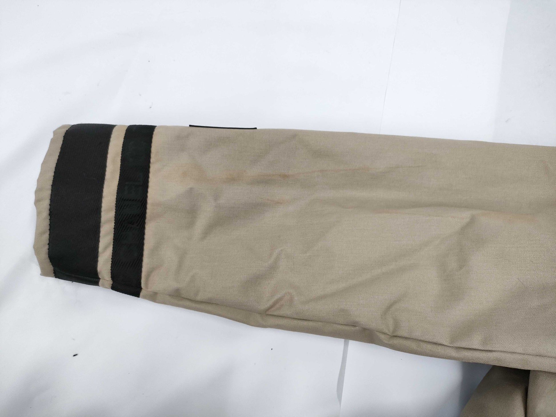 CHANEL Brand Apparel Long Coat, Beige, Sport 02A, Size 38