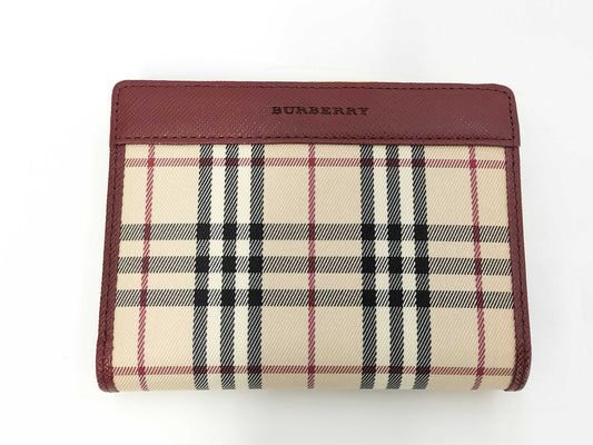 BURBERRY Nova Check Brand Bag Wallet
