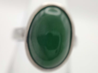 9.058ct Jadeite Ring, PT900, 10.8g 