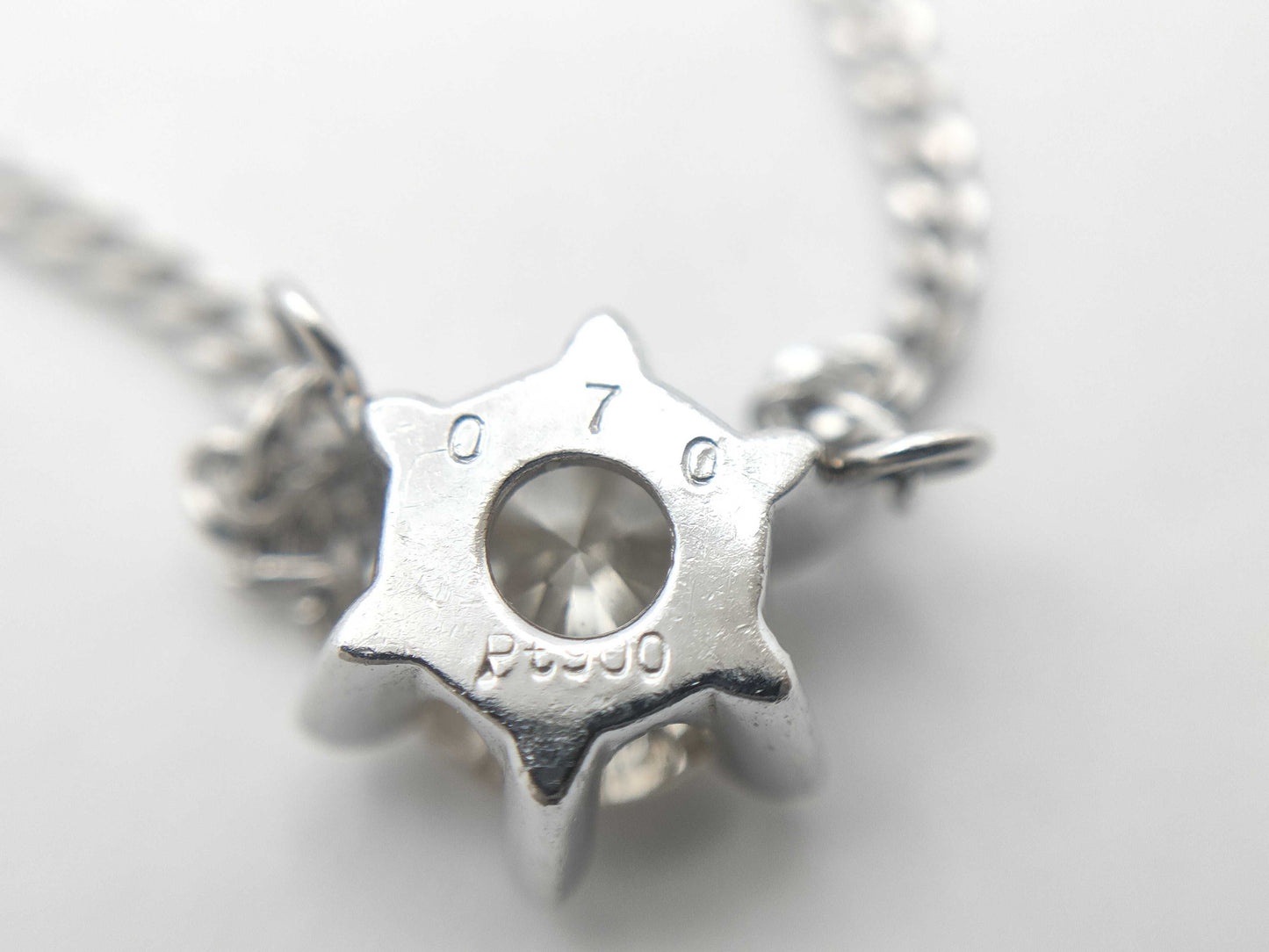 D0.70ct PT900/850 4.3g Necklace 