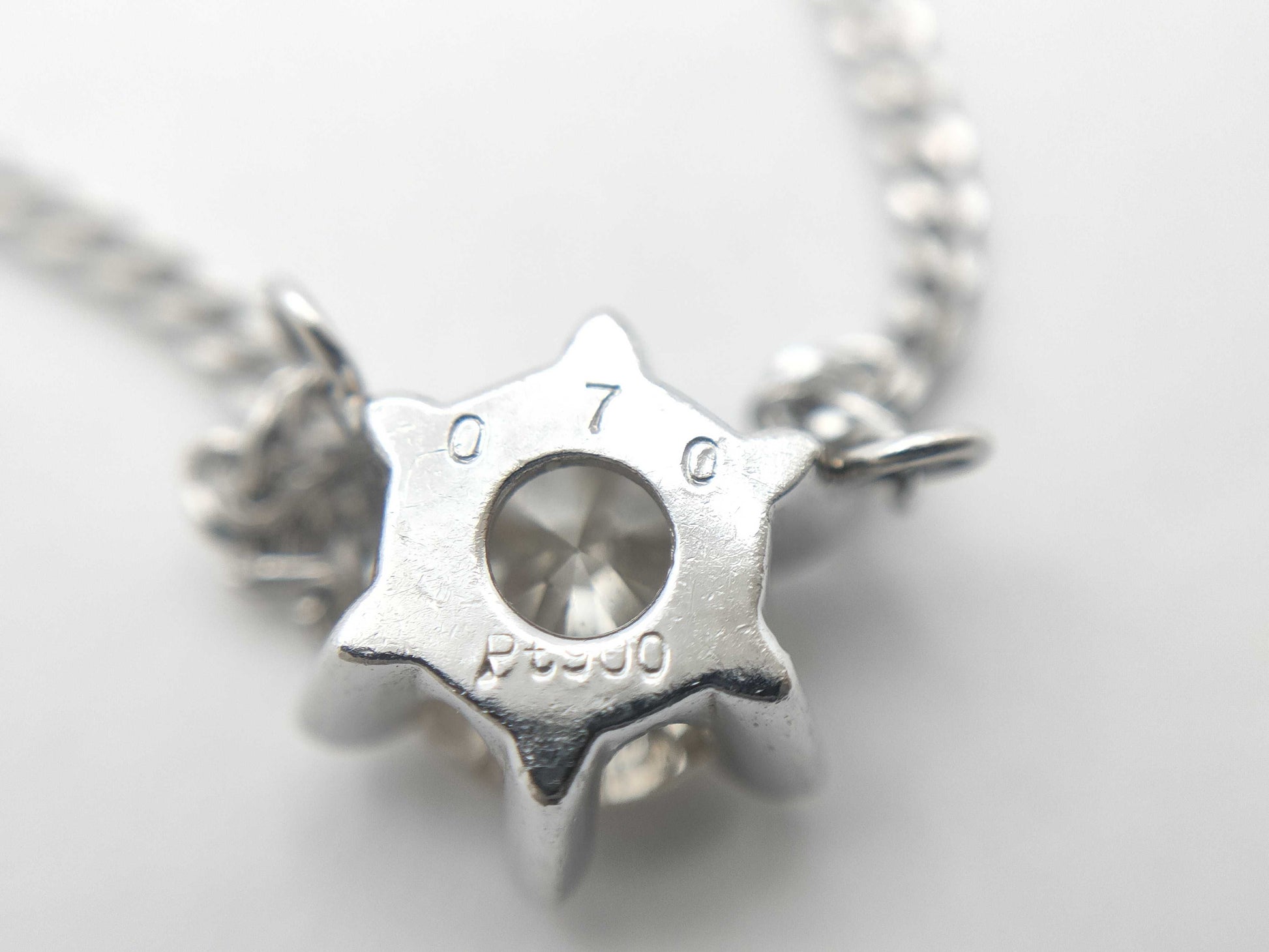D0.70ct PT900/850 4.3g Necklace 
