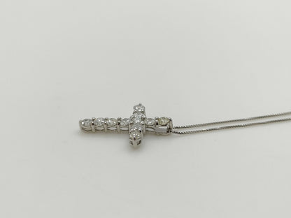 D1.00ct PT900/850 3.1g Necklace 