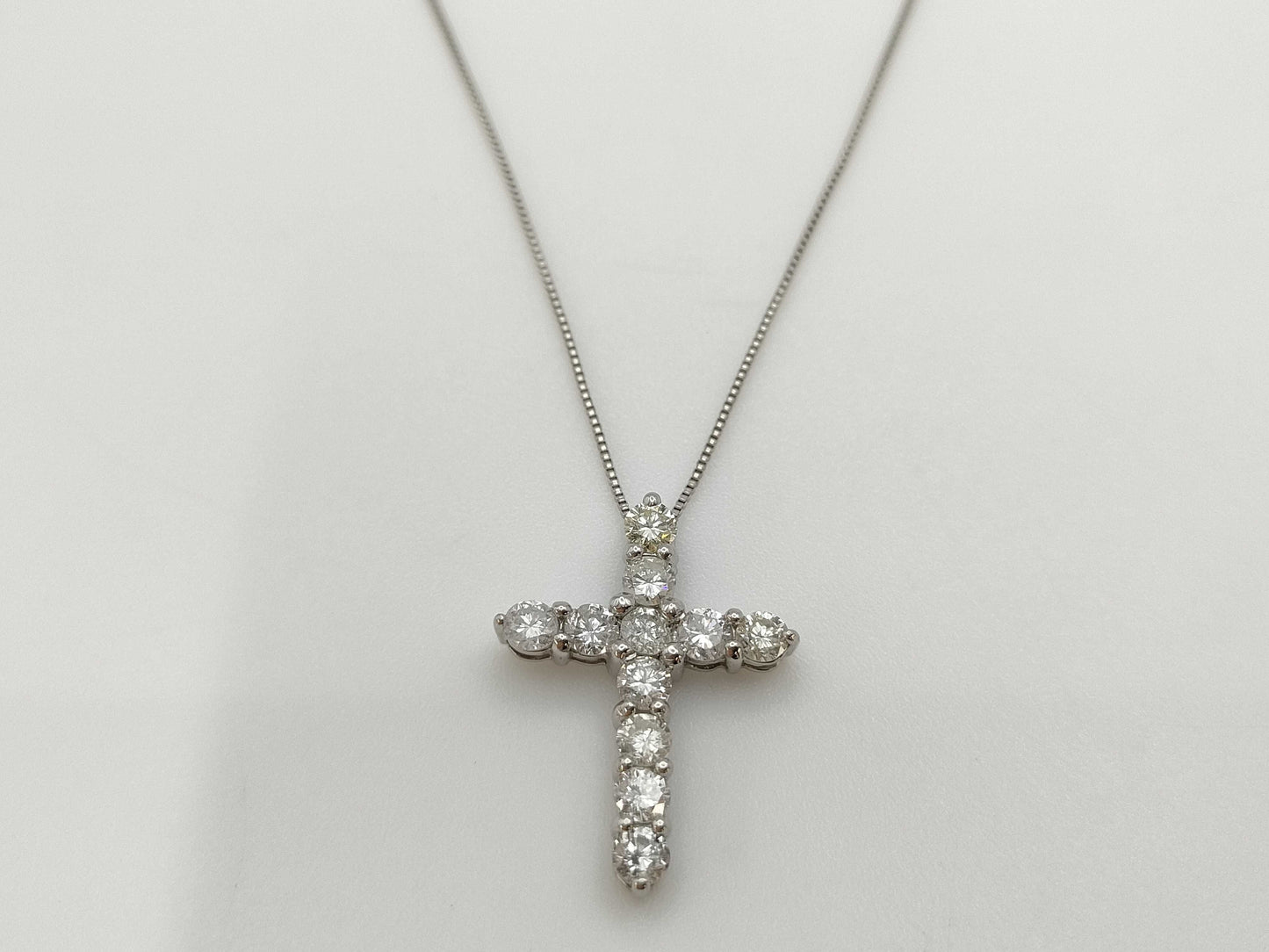 D1.00ct PT900/850 3.1g Necklace 