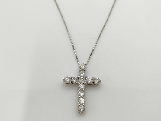 D1.00ct PT900/850 3.1g Necklace 