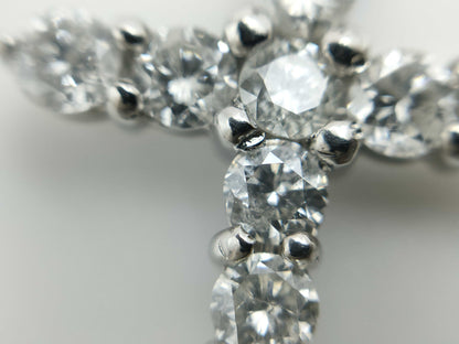 D1.00ct PT900/850 3.1g Necklace 