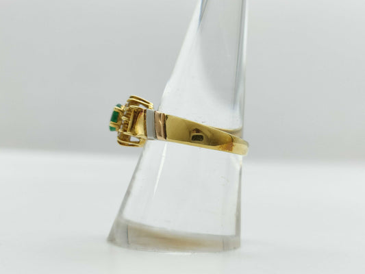 E0.36ct D0.17ct K18/PT900 4.5g Ring 