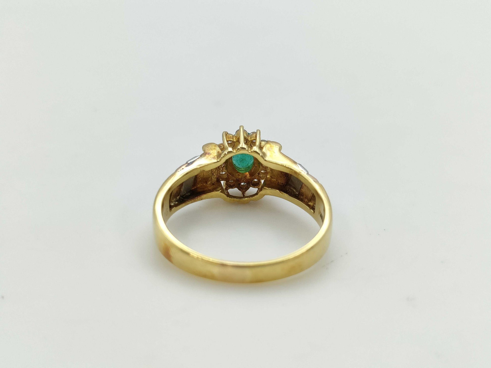 E0.36ct D0.17ct K18/PT900 4.5g Ring 