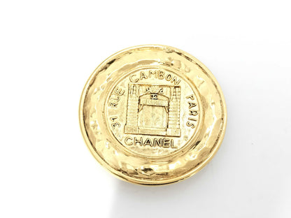 CHANEL Cambon Brand Jewelry Brooch