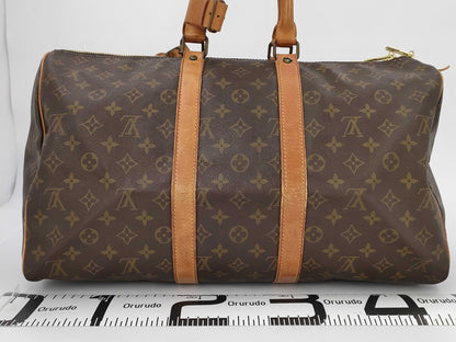 LOUIS VUITTON Monogram Brand Bag Keepall 45 Boston Bag