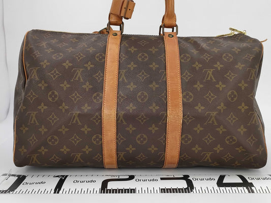LOUIS VUITTON Monogram Brand Bag Keepall 45 Boston Bag