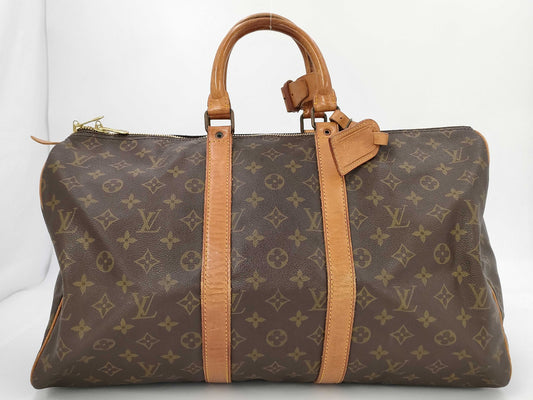 LOUIS VUITTON Monogram Brand Bag Keepall 45 Boston Bag