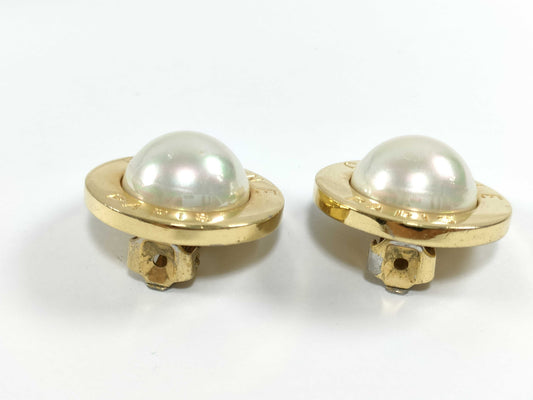 CELINE Pearl Earrings