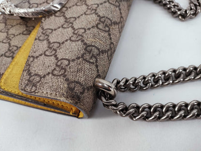 GUCCI GG Supreme Dionysus Chain Shoulder Bag