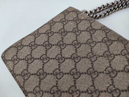 GUCCI GG Supreme Dionysus Chain Shoulder Bag