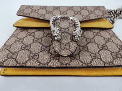 GUCCI GG Supreme Dionysus Chain Shoulder Bag