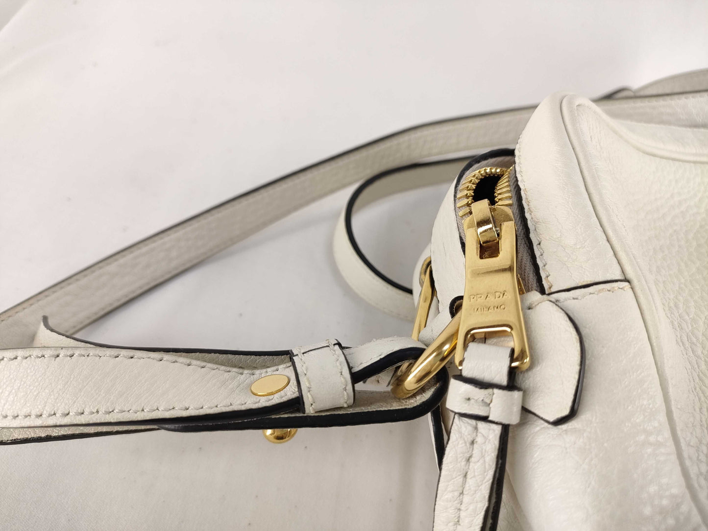 PRADA Prada Shoulder Bag White Shoulder Bag