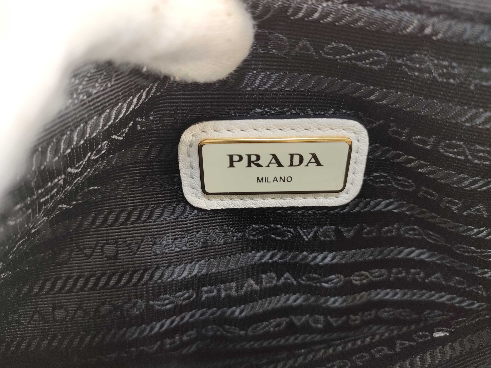 PRADA Prada Shoulder Bag White Shoulder Bag
