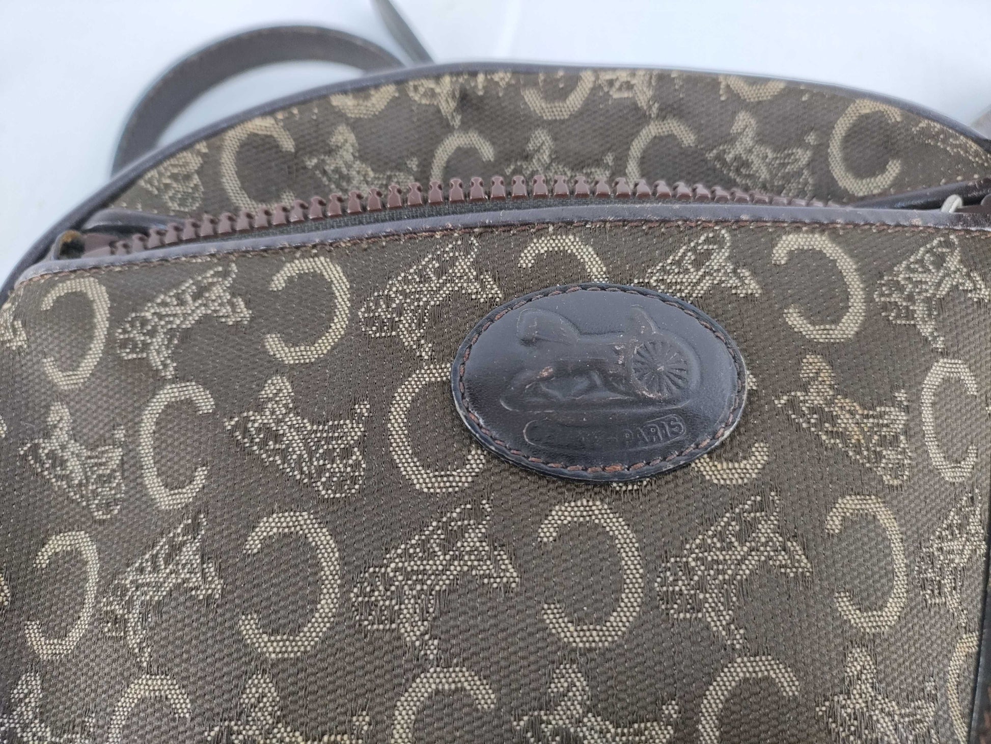 CELINE C Carriage Shoulder Bag