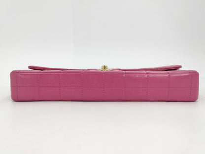 CHANEL Chocobar Chain Shoulder Bag with Turn Lock, Pink