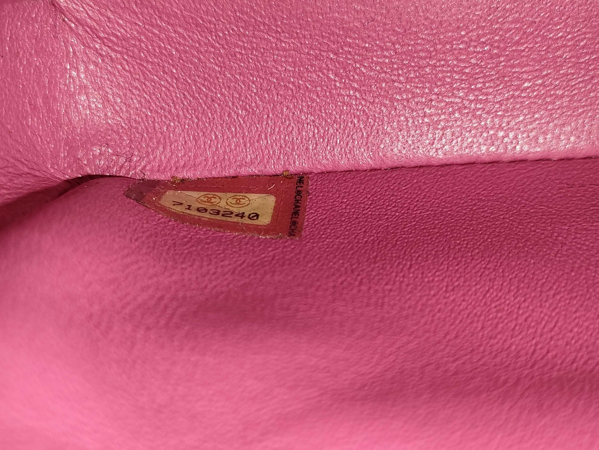CHANEL Chocobar Chain Shoulder Bag with Turn Lock, Pink