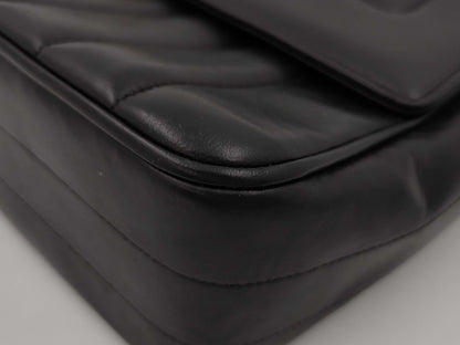 CHANEL Mademoiselle Turnlock Handbag Black