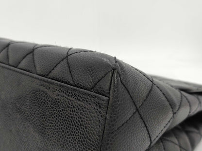 CHANEL Caviar Skin Matelasse Handbag, No. 7