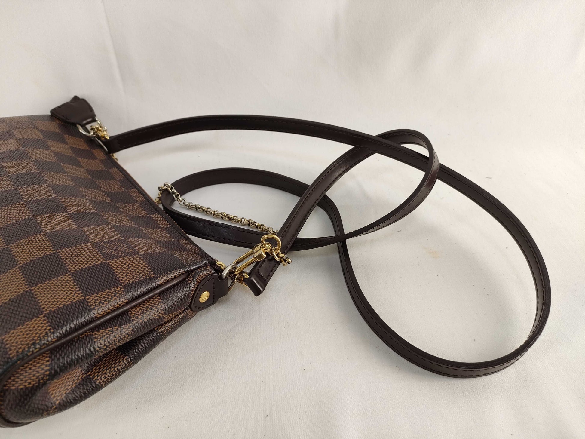 LOUIS VUITTON Damier Eva Shoulder Bag N55213 DU1192