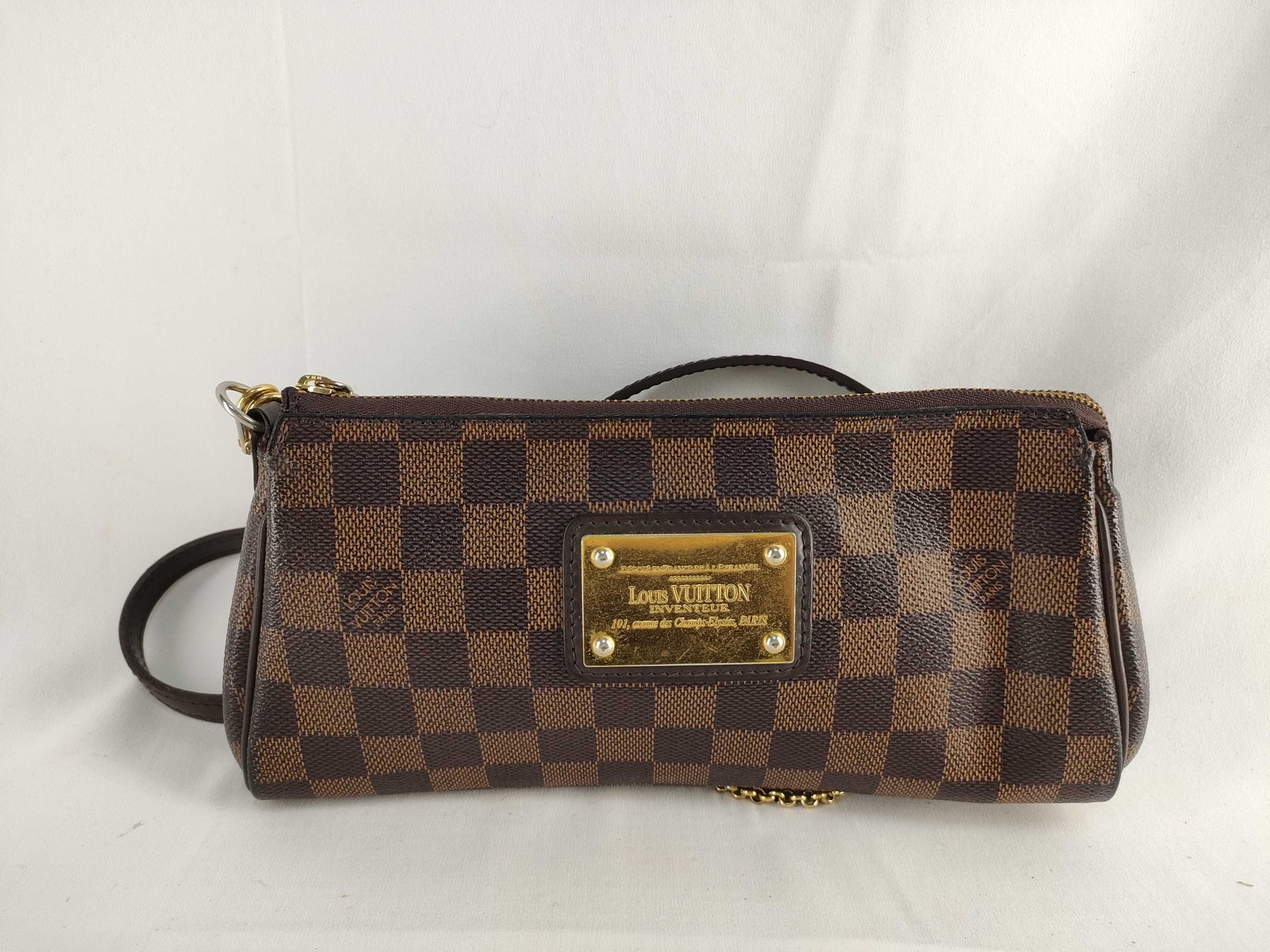 LOUIS VUITTON Damier Eva Shoulder Bag N55213 DU1192