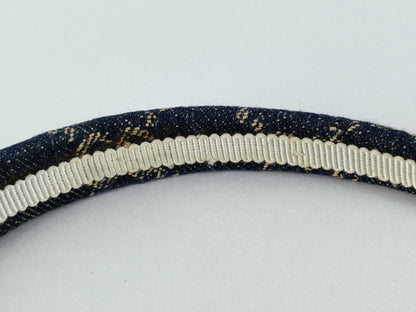 GUCCI GUCCI 652835 Eco Washed Denim Hairband/Headband Hair Accessory