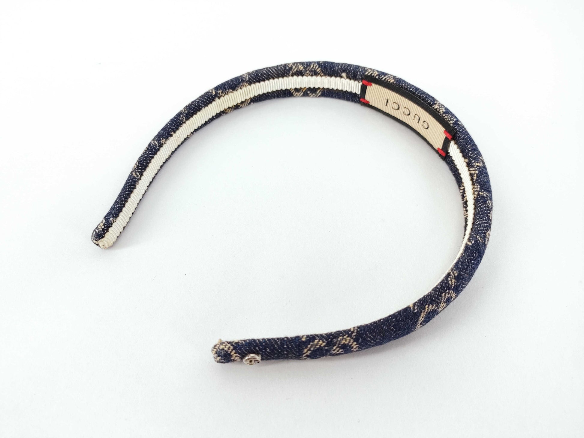 GUCCI GUCCI 652835 Eco Washed Denim Hairband/Headband Hair Accessory