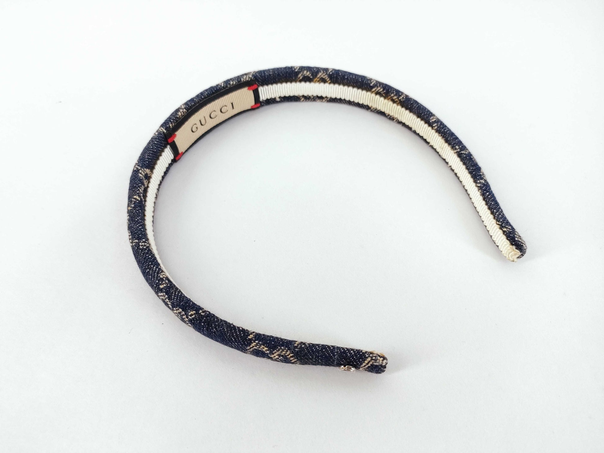 GUCCI GUCCI 652835 Eco Washed Denim Hairband/Headband Hair Accessory
