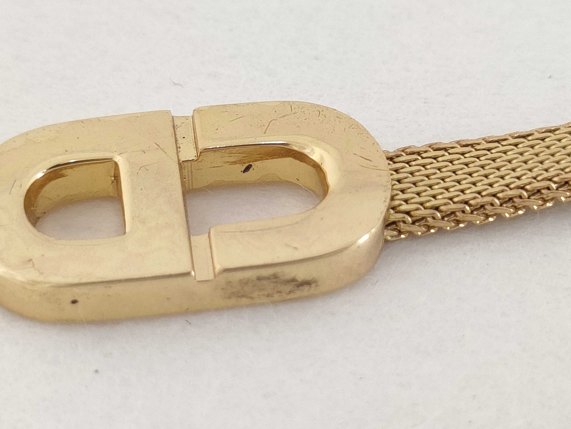Dior Christian Dior CD Logo Vintage Bracelet Bracelet Bangle