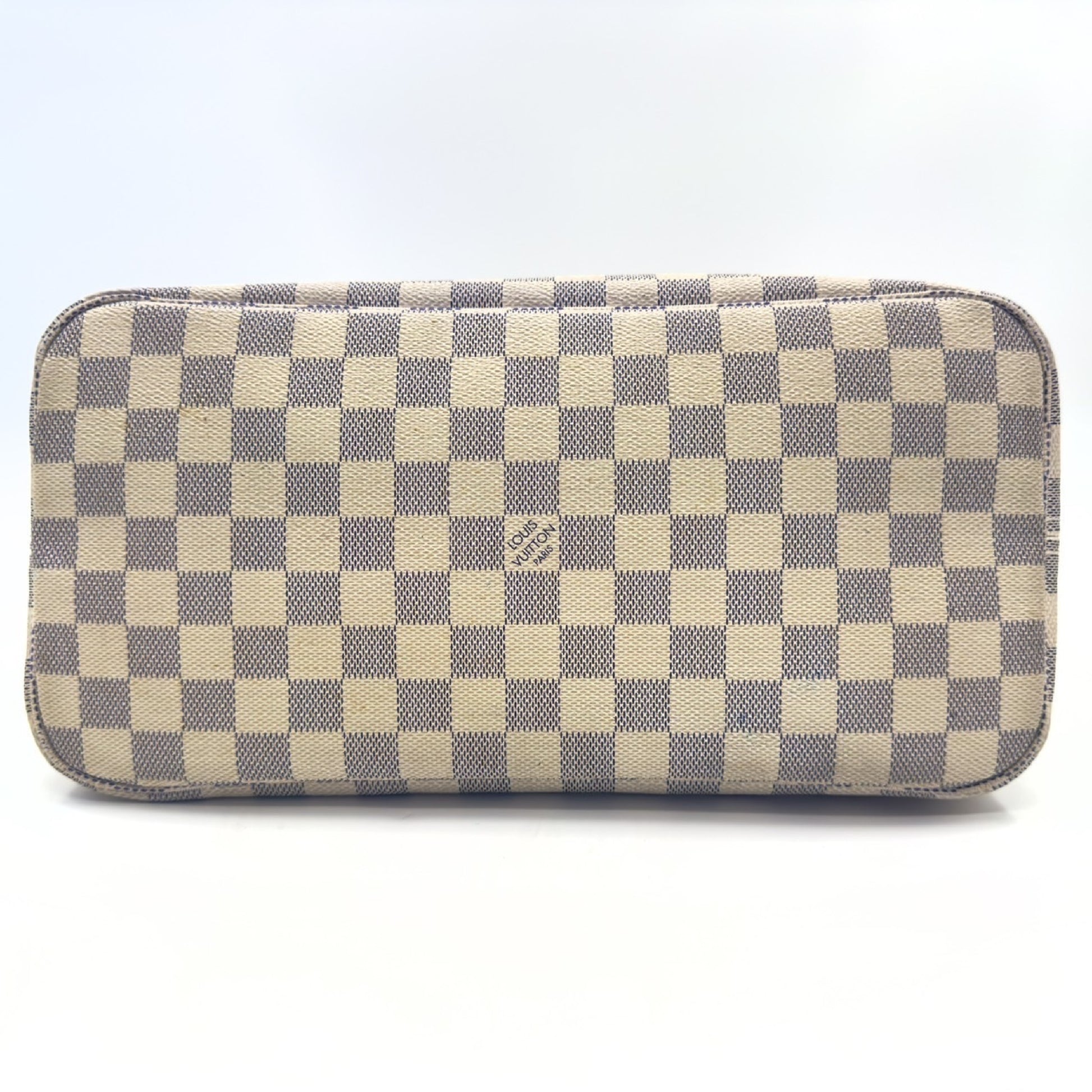 LOUIS VUITTON Damier Azur Neverfull Tote Bag