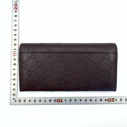 GUCCI Long Wallet GG Pattern Wallet