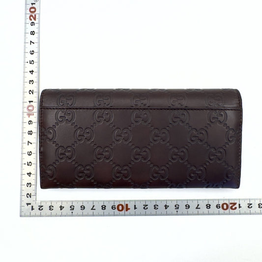 GUCCI Long Wallet GG Pattern Wallet