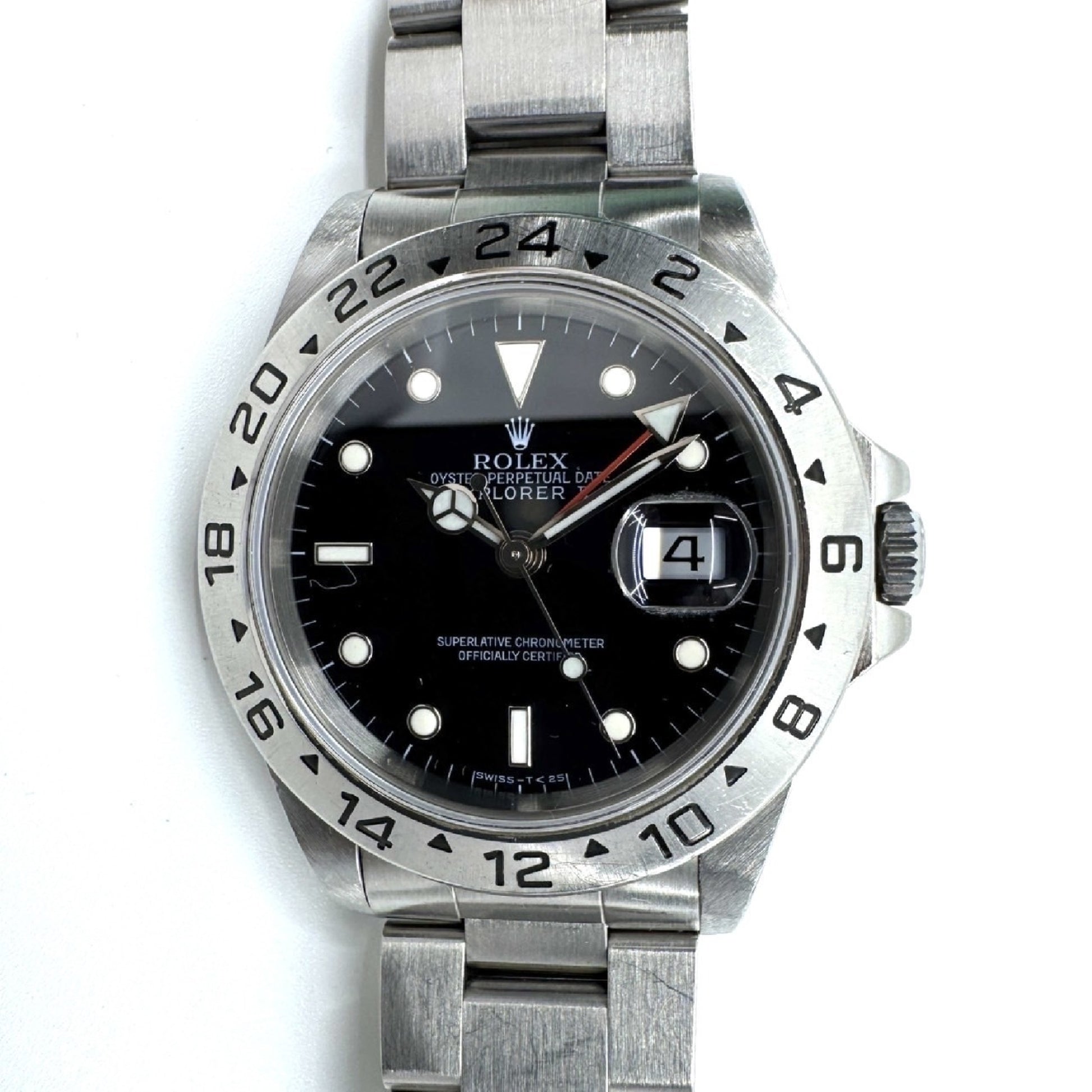 ROLEX 16570 A490954 Black Dial Men's Watch