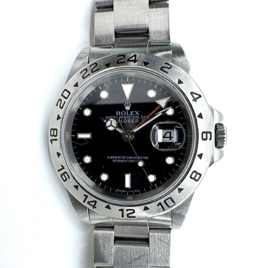 ROLEX 16570 A490954 Black Dial Men's Watch
