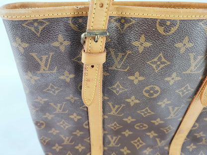 LOUIS VUITTON Monogram Bucket GM Tote Bag