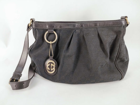 GUCCI GG Canvas Gucci Sukey GG Canvas Shoulder Bag Shoulder Bag