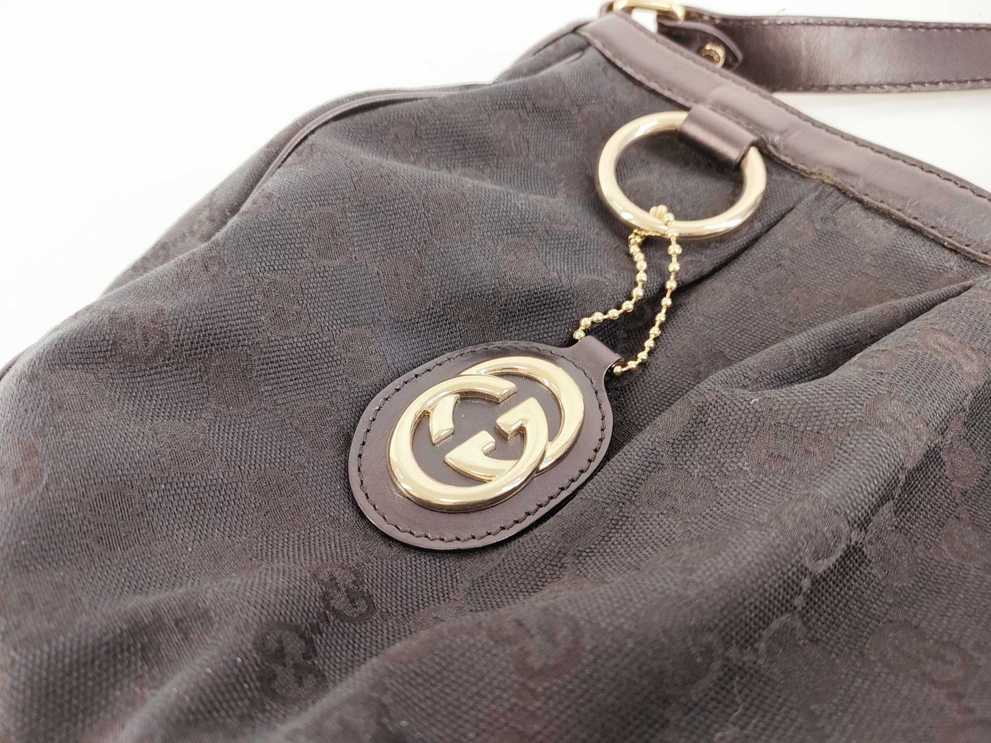 GUCCI GG Canvas Gucci Sukey GG Canvas Shoulder Bag Shoulder Bag