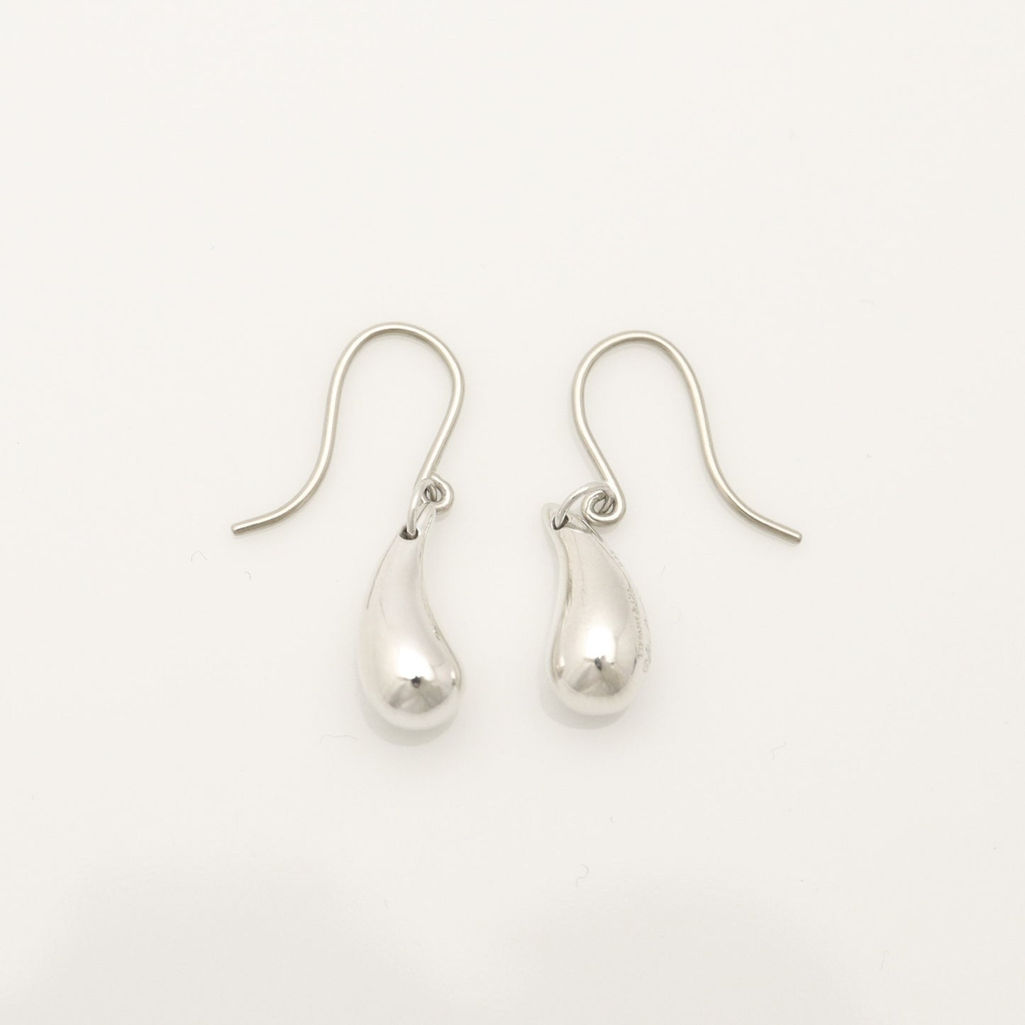Tiffany & Co. Tiffany Teardrop Earrings, 925 Sterling Silver, Weight 3.62g