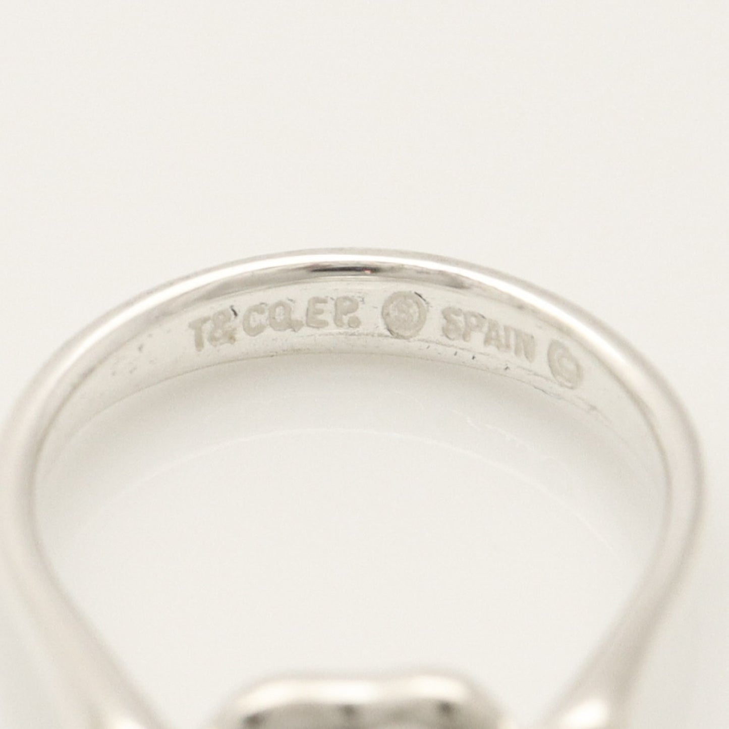 Tiffany & Co. Tiffany Bean Ring, 925 Sterling Silver, SV925, Weight: 2.76g