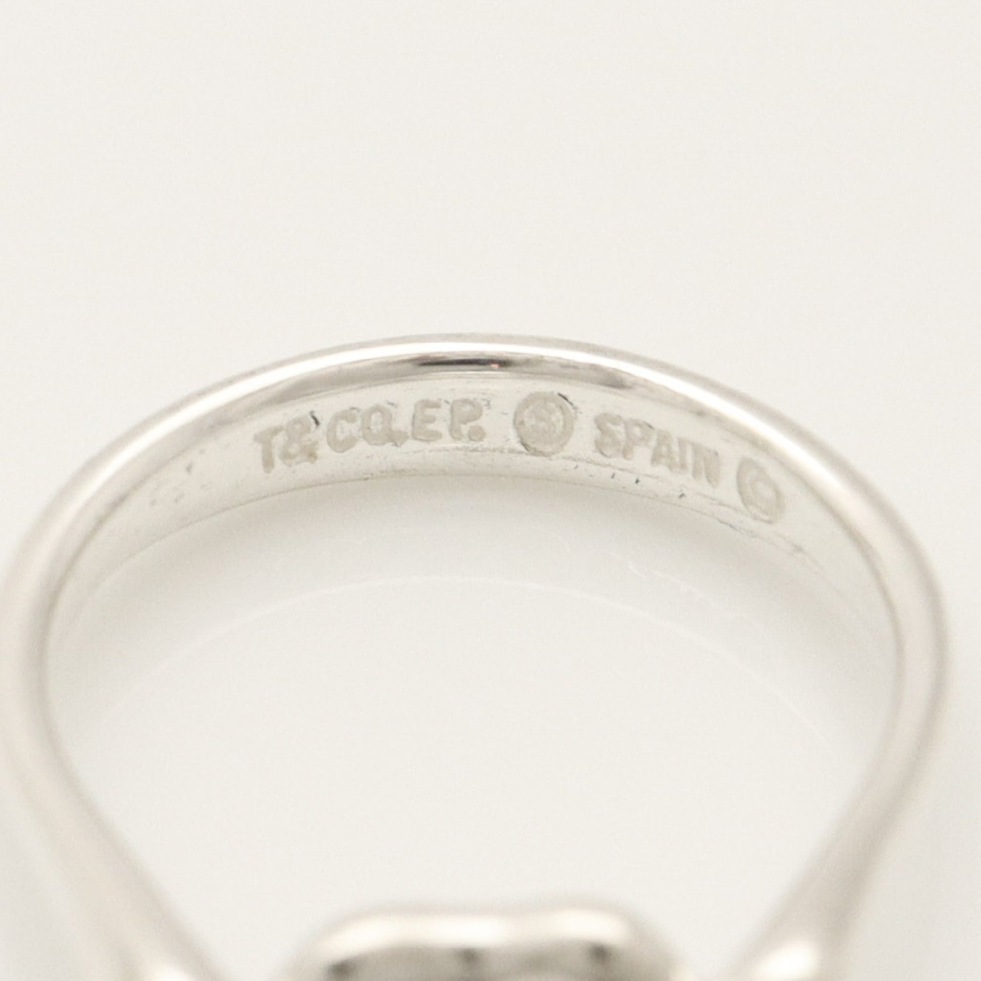 Tiffany & Co. Tiffany Bean Ring, 925 Sterling Silver, SV925, Weight: 2.76g